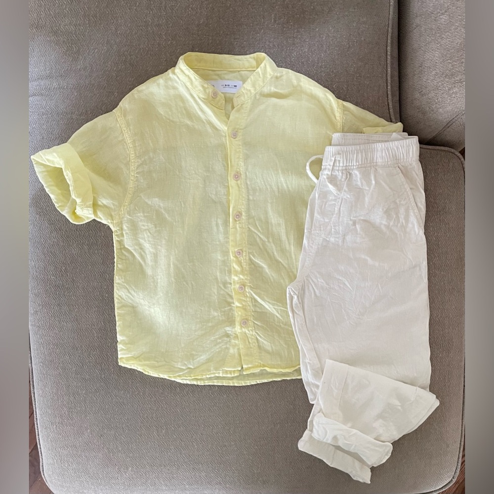 ZARA BOYS SHIRT & H&M PANT SET